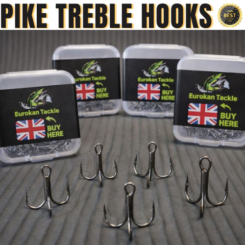 Pike treble hooks - pike,